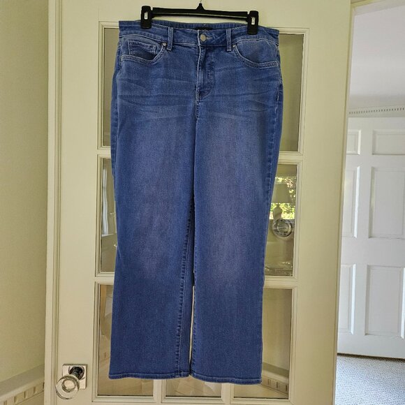 NYDJ Marilyn Ankle Denim Jeans - Exceptionally Gently Used - Size 12 - Picture 1 of 2